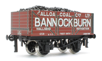 G/5-WS8 Set of 3 "Scottish Set B" Private Owner Coal Wagons - Bannock Burn, Ormiston Coal Co Ltd, Woodhall Coal Co Ltd