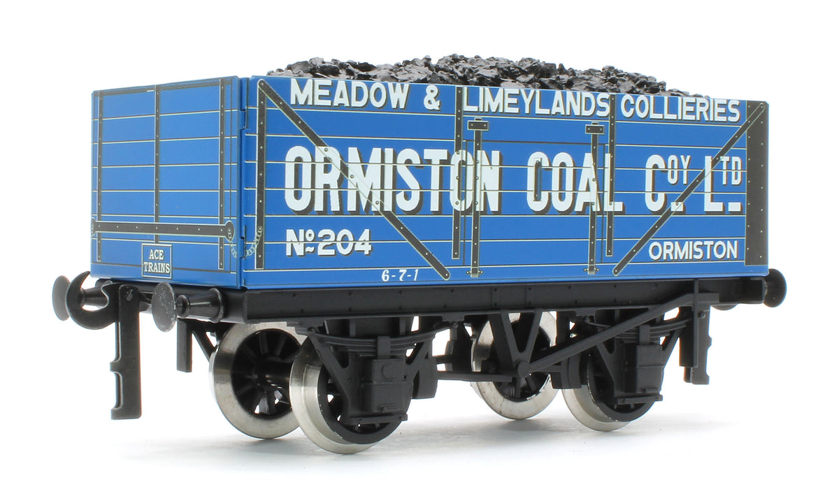 G/5-WS8 Set of 3 "Scottish Set B" Private Owner Coal Wagons - Bannock Burn, Ormiston Coal Co Ltd, Woodhall Coal Co Ltd