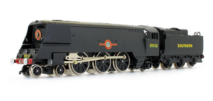 Pre-Owned Bulleid SR Black 4-6-2 ' Blue Funnel' 2ICI3 Steam Locomotive