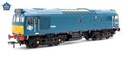 Class 25/3 D7660 BR Blue (Small Yellow Panels) Diesel Locomotive