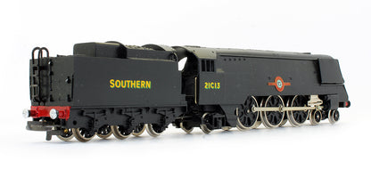 Pre-Owned Bulleid SR Black 4-6-2 ' Blue Funnel' 2ICI3 Steam Locomotive