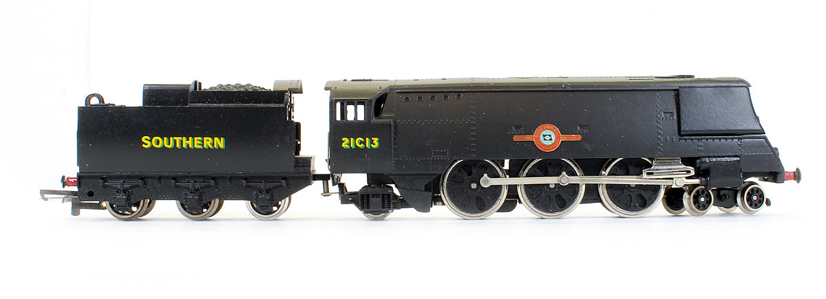 Pre-Owned Bulleid SR Black 4-6-2 ' Blue Funnel' 2ICI3 Steam Locomotive