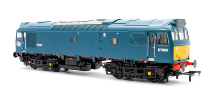 Class 25/3 D7660 BR Blue (Small Yellow Panels) Diesel Locomotive - DCC Sound Deluxe