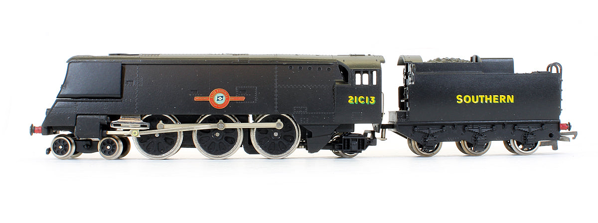 Pre-Owned Bulleid SR Black 4-6-2 ' Blue Funnel' 2ICI3 Steam Locomotive