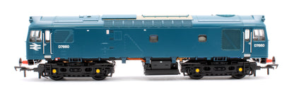 Class 25/3 D7660 BR Blue (Small Yellow Panels) Diesel Locomotive