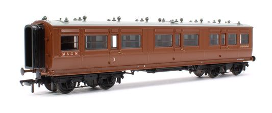 LNWR 50ft Arc Roof Composite Corridor M&GN Brown No.83006