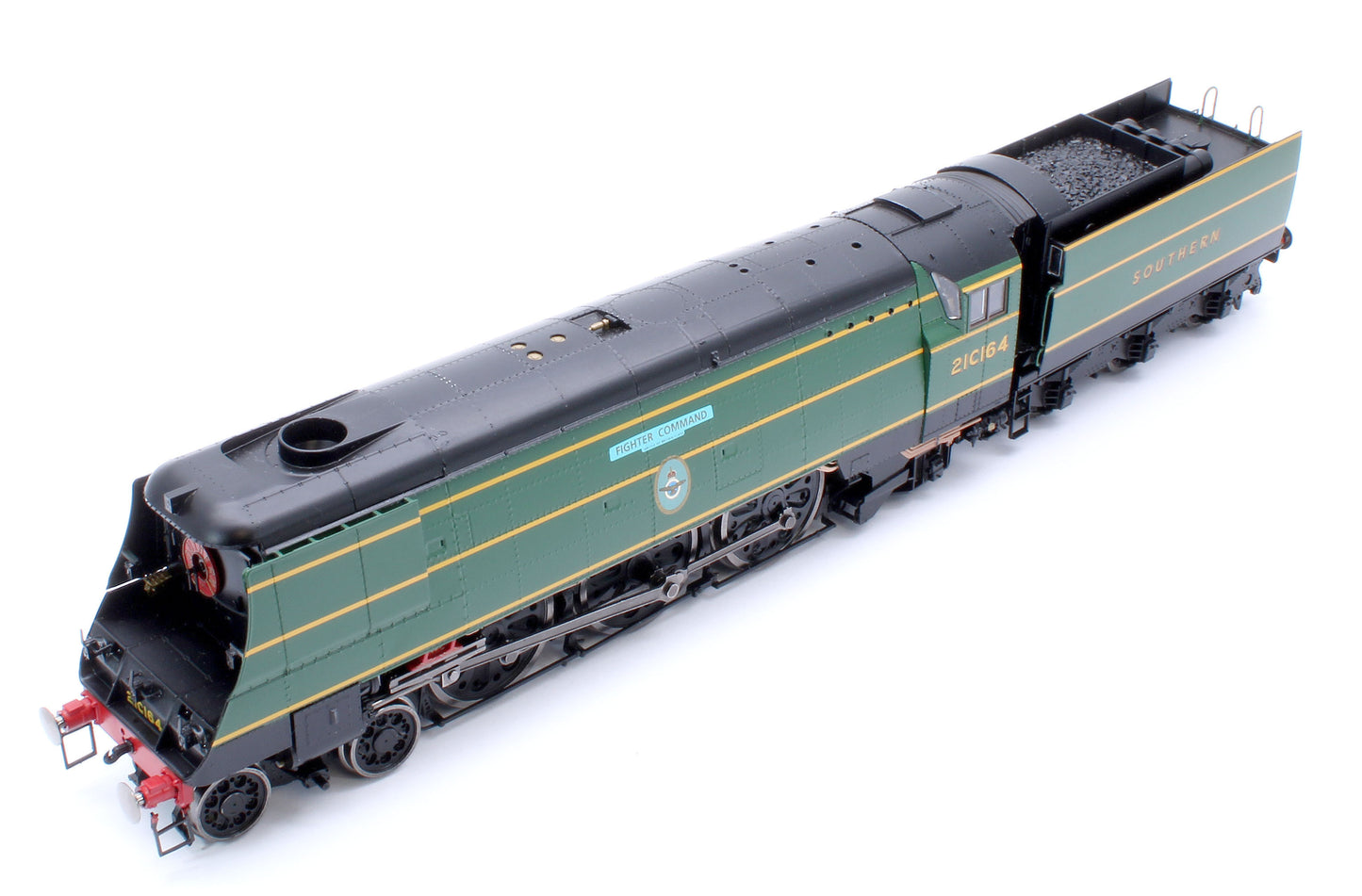 Black Label Battle of Britain Fighter Command 21C164 SR Malachite Green Steam Locomotive - DCC Sound & Smoke