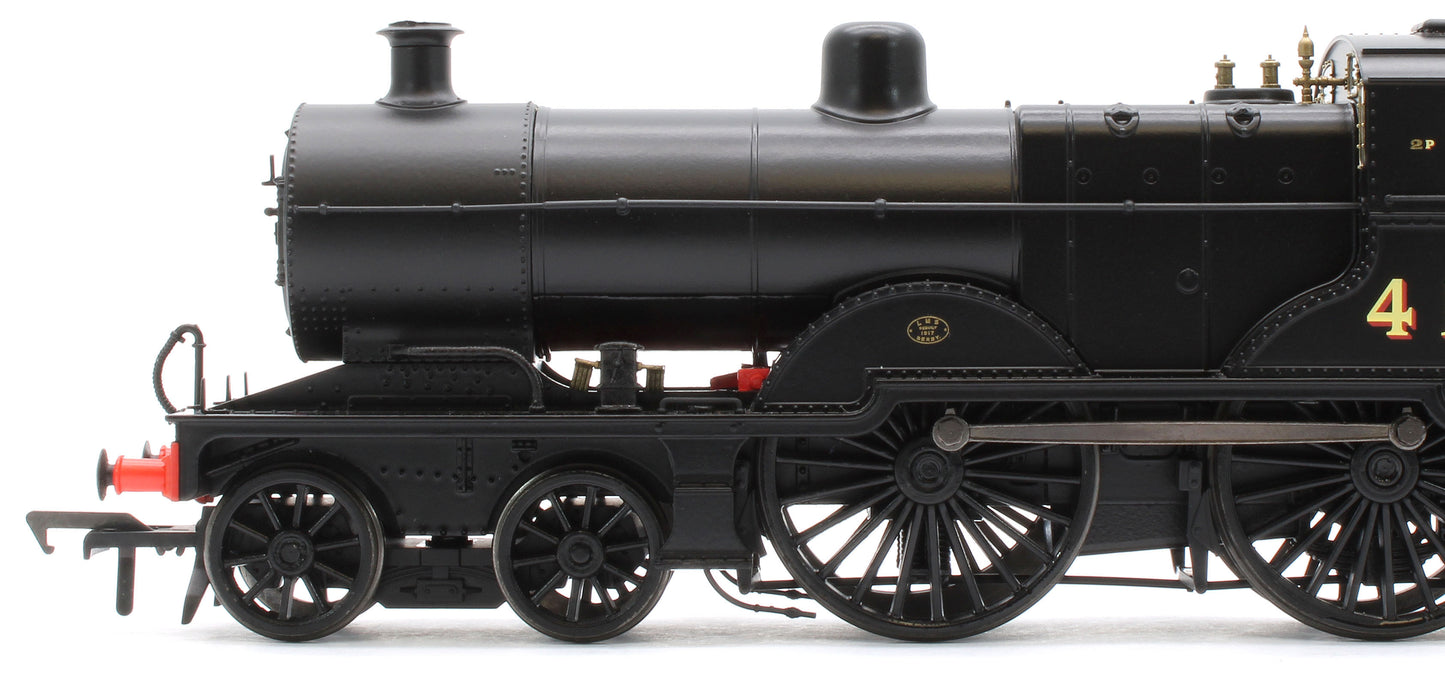 974008 Midland Railway 483 Class 4-4-0 LMS Wartime Unlined Black No.417 Steam Locomotive