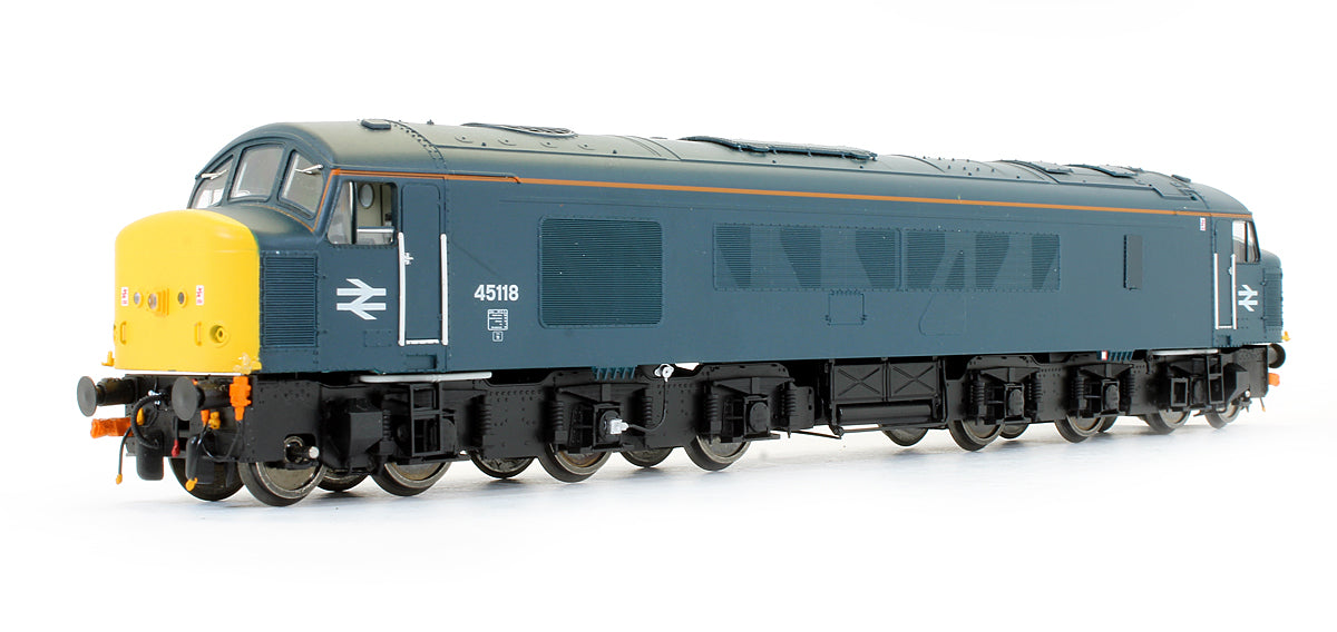 Pre-Owned 45/1 45118 BR Blue with Full Yellow Ends, Orange Cantrail stripes and Square Headlight