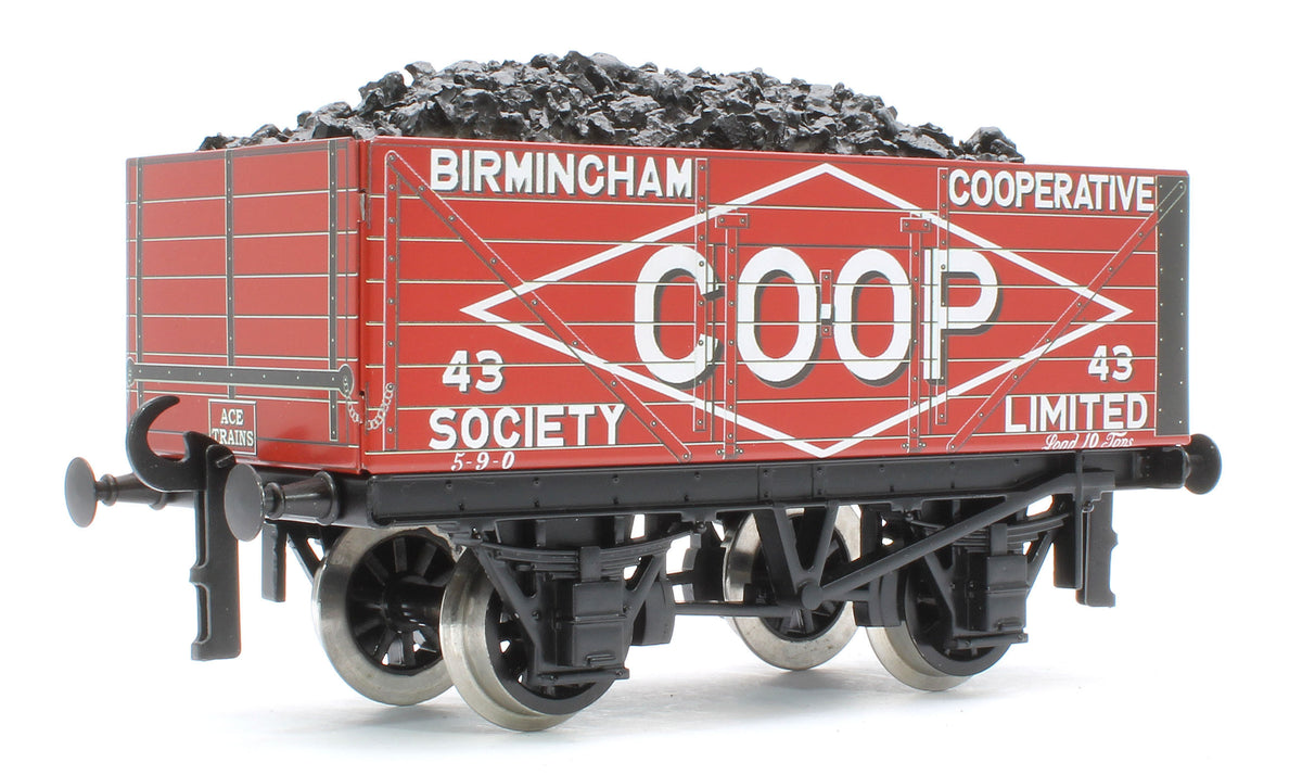 G/5-WS10 Set of 3 "Co-Op" Private Owner Coal Wagons - Peterborough Co-Op, Birmingham Co-Op, Burn Co-Op CWS