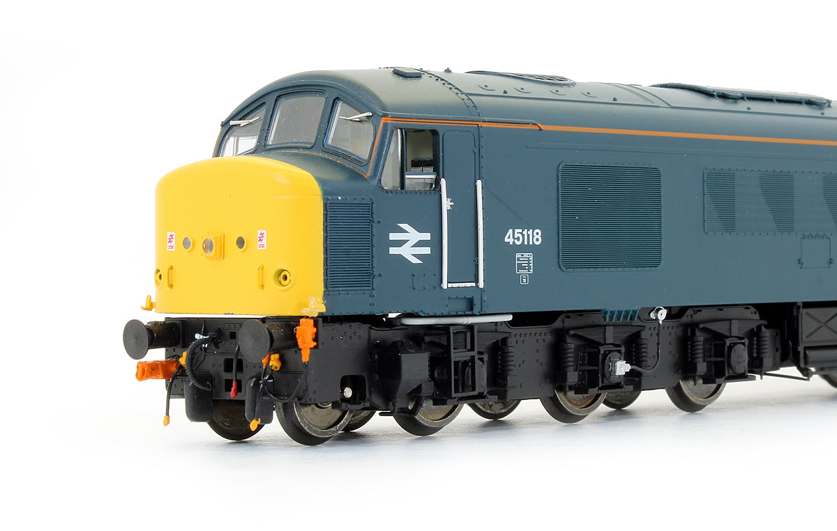 Pre-Owned 45/1 45118 BR Blue with Full Yellow Ends, Orange Cantrail stripes and Square Headlight