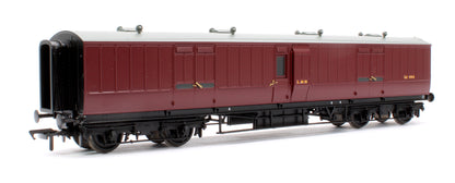 LNWR 50ft Arc Roof Full Brake LMS Crimson Lake No.32505
