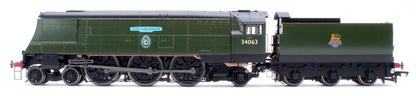 Black Label Battle of Britain 229 Squadron 34063 BR Green Early Crest Steam Locomotive - DCC Sound & Smoke