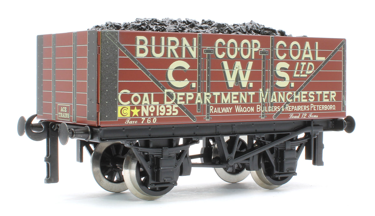 G/5-WS10 Set of 3 "Co-Op" Private Owner Coal Wagons - Peterborough Co-Op, Birmingham Co-Op, Burn Co-Op CWS