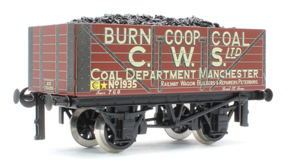 G/5-WS10 Set of 3 "Co-Op" Private Owner Coal Wagons - Peterborough Co-Op, Birmingham Co-Op, Burn Co-Op CWS