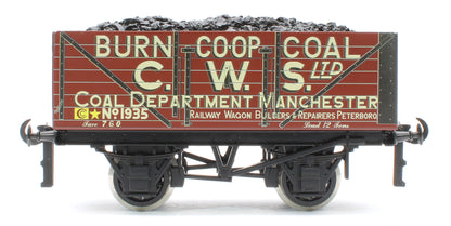G/5-WS10 Set of 3 "Co-Op" Private Owner Coal Wagons - Peterborough Co-Op, Birmingham Co-Op, Burn Co-Op CWS