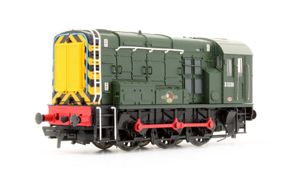Pre-Owned 32-112 Class 08 'D3336' BR Green Hinged Door Type Diesel Shunter Locomotive