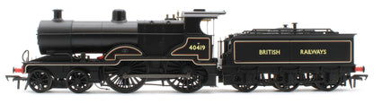 974509 Midland Railway 483 Class 4-4-0 BR Lined Black No.40419 Steam Locomotive - DCC Sound