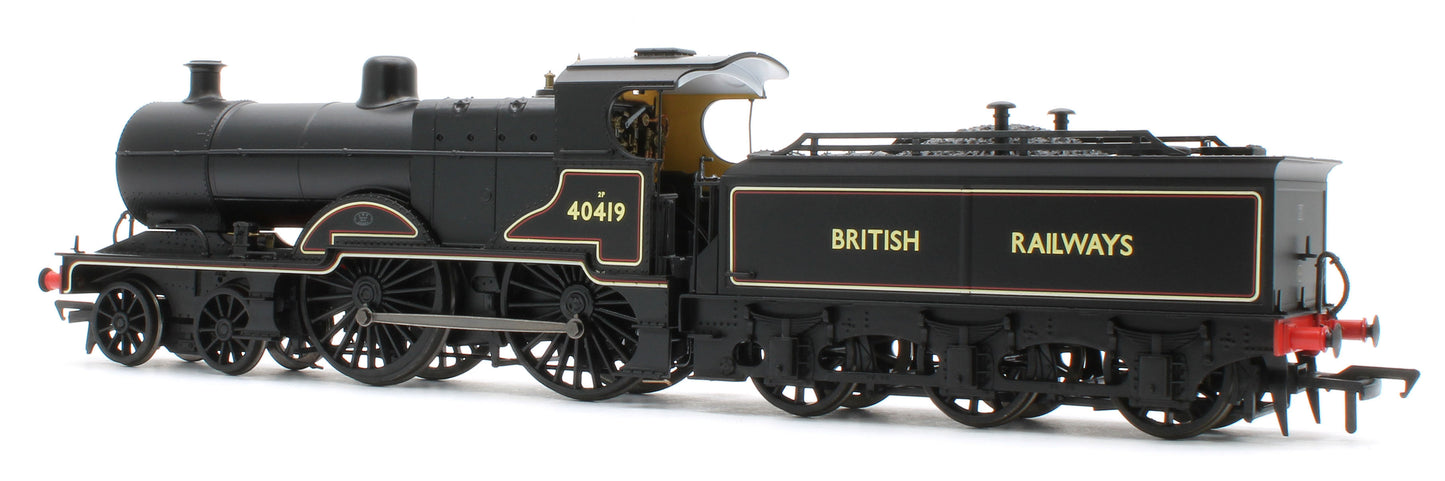 974509 Midland Railway 483 Class 4-4-0 BR Lined Black No.40419 Steam Locomotive - DCC Sound