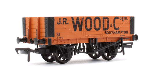 5 Plank Wagon Wooden Floor 'J.R. Wood & Co. Ltd.' Orange No.31
