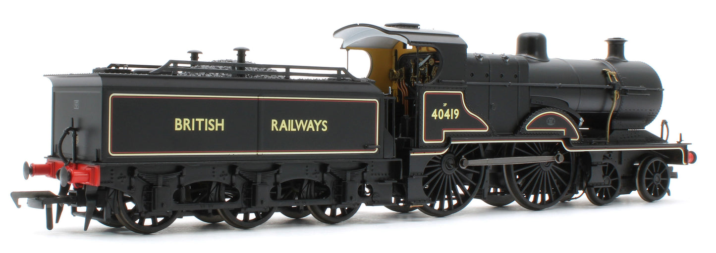 974509 Midland Railway 483 Class 4-4-0 BR Lined Black No.40419 Steam Locomotive - DCC Sound