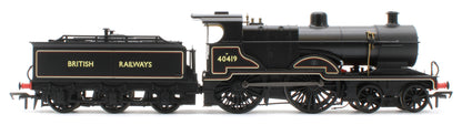 974509 Midland Railway 483 Class 4-4-0 BR Lined Black No.40419 Steam Locomotive - DCC Sound