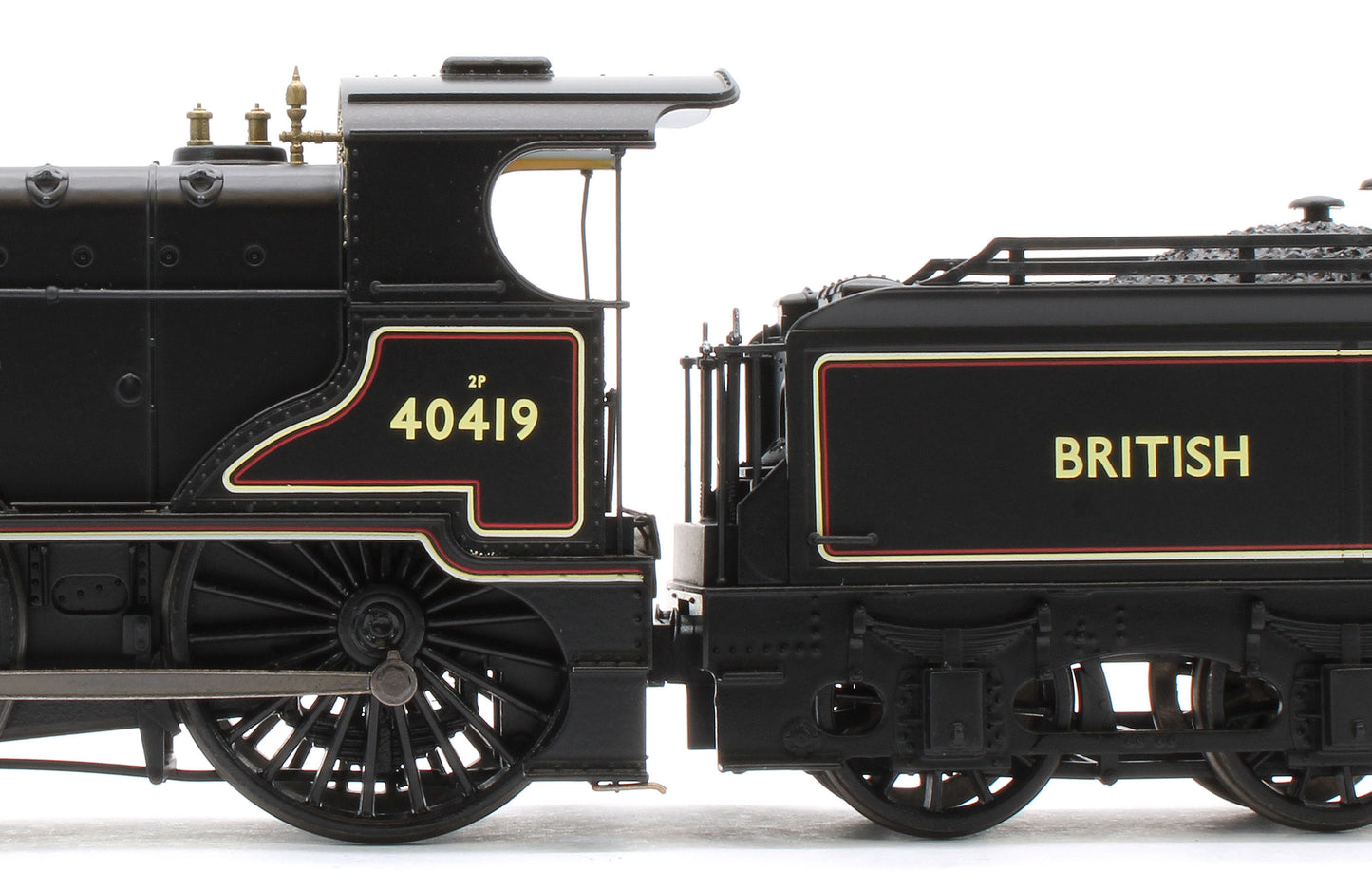974509 Midland Railway 483 Class 4-4-0 BR Lined Black No.40419 Steam Locomotive - DCC Sound