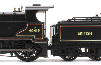 974509 Midland Railway 483 Class 4-4-0 BR Lined Black No.40419 Steam Locomotive - DCC Sound