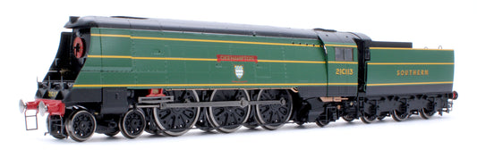 Black Label West Country Okehampton 21C113 SR Malachite Green Steam Locomotive - DCC Sound & Smoke