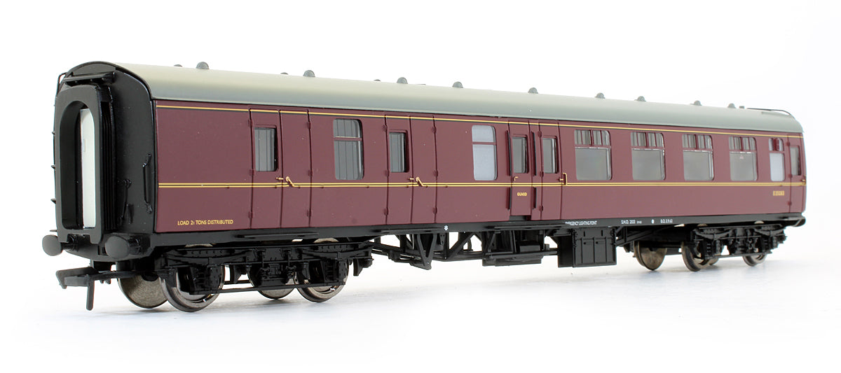 Pre-Owned BR MK1 BSK Brake Second Corridor Maroon Coach 'E35083'