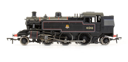 Pre-Owned BR Lined Black Ivatt Tank '41243' Early Crest Steam Locomotive