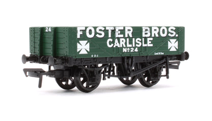 5 Plank Wagon Wooden Floor 'Foster Bros.' Green No.24