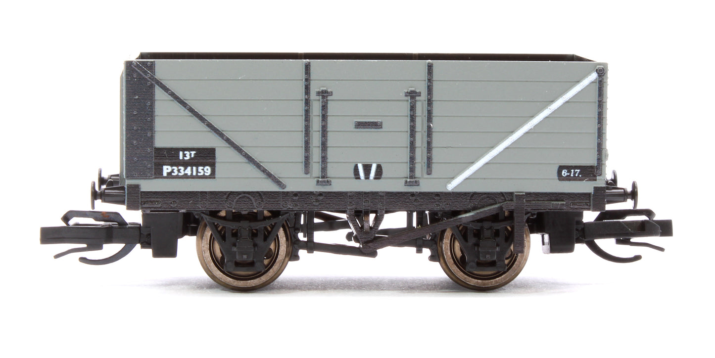 TT:120 Scale BR Grey 7-Plank Open Wagon No.334159