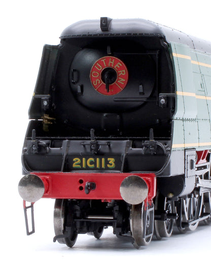 Black Label West Country Okehampton 21C113 SR Malachite Green Steam Locomotive - DCC Sound & Smoke