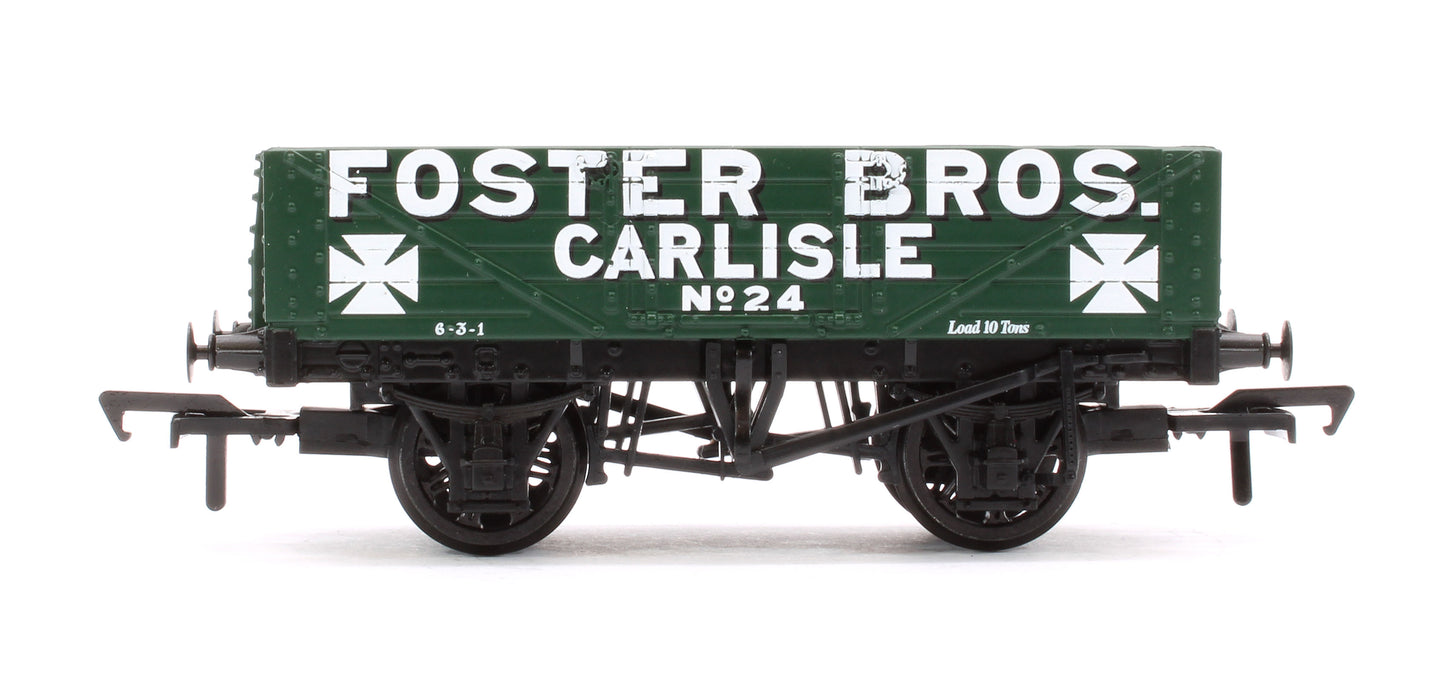 5 Plank Wagon Wooden Floor 'Foster Bros.' Green No.24