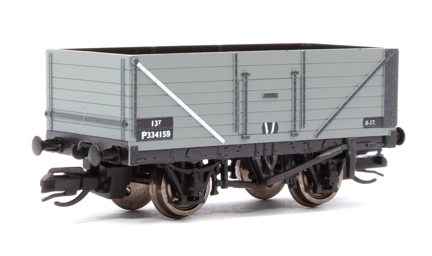 TT:120 Scale BR Grey 7-Plank Open Wagon No.334159