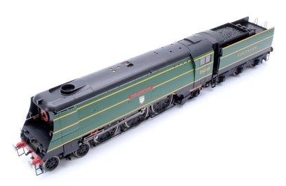 Black Label West Country Okehampton 21C113 SR Malachite Green Steam Locomotive - DCC Sound & Smoke