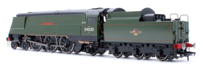 Black Label West Country Watersmeet 34030 BR Green Totem Steam Locomotive - DCC Sound & Smoke
