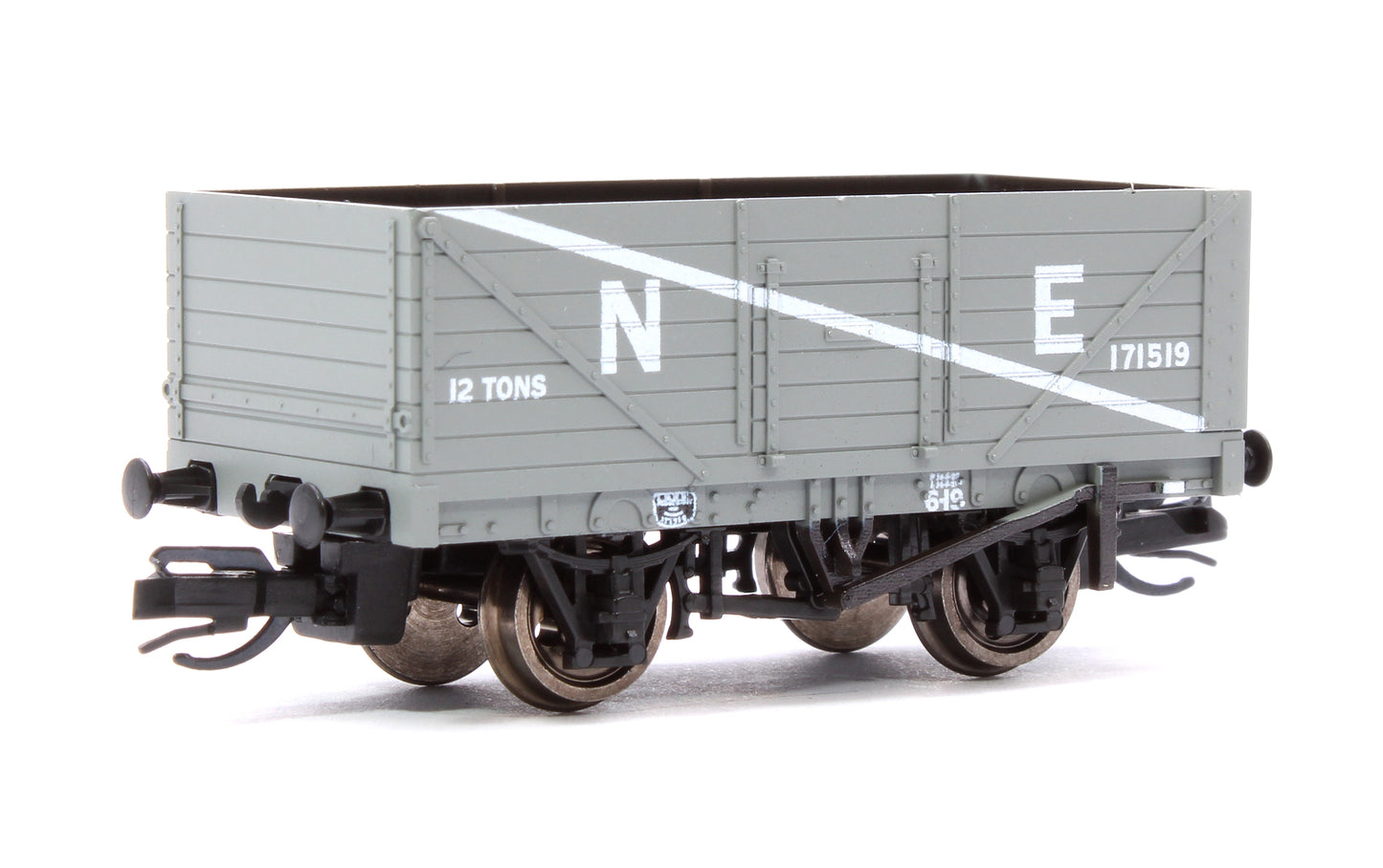 TT:120 Scale LNER Grey 7-Plank Open Wagon No.171519