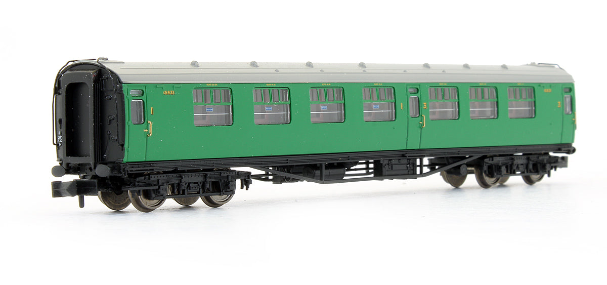 Pre-Owned Bulleid Composite Corridor Coach BR (SR) Malachite Green
