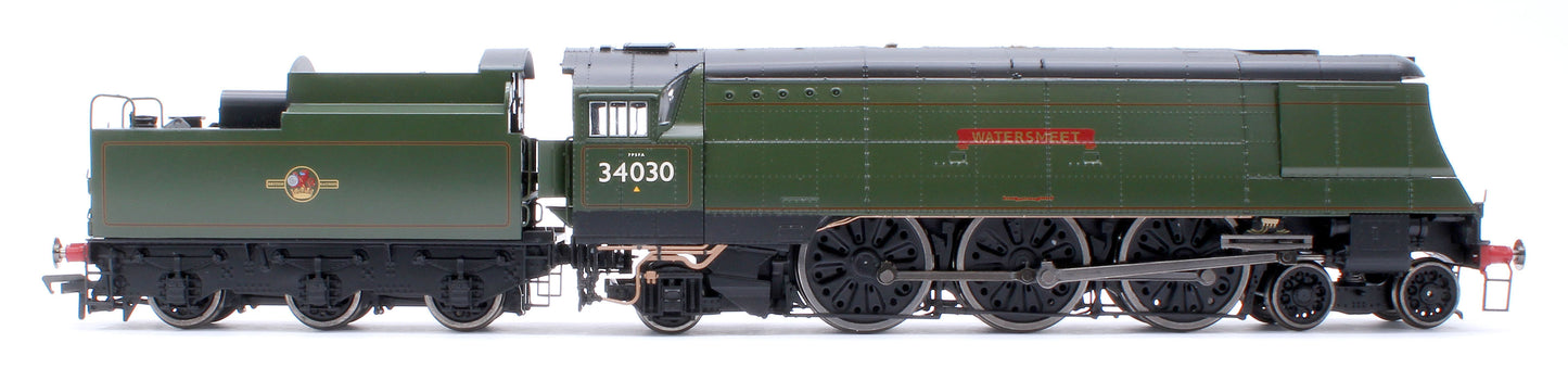 Black Label West Country Watersmeet 34030 BR Green Totem Steam Locomotive - DCC Sound & Smoke