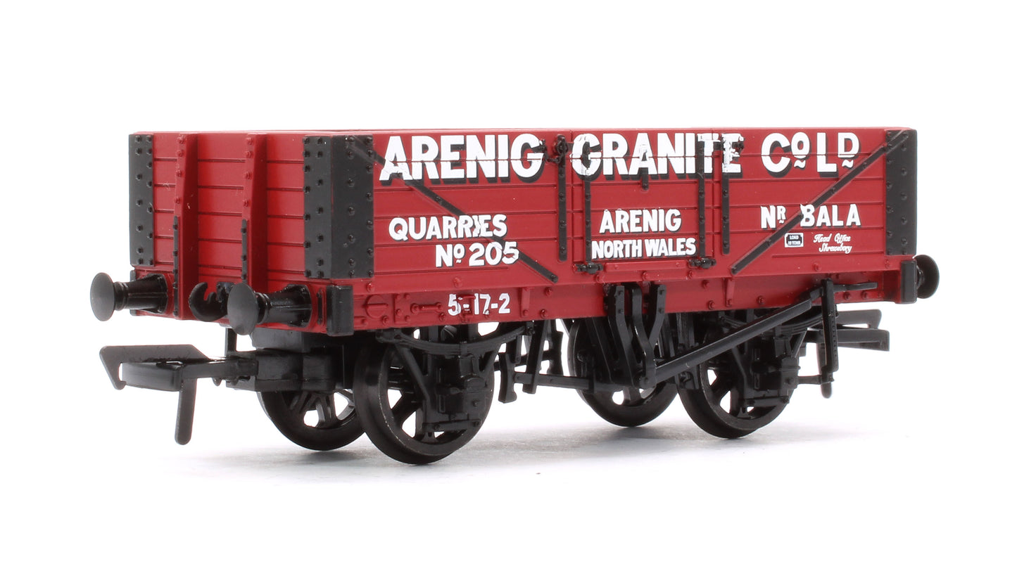 5 Plank Wagon Steel Floor 'Arenig Granite Co. Ltd.' Red No.205
