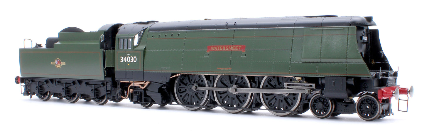Black Label West Country Watersmeet 34030 BR Green Totem Steam Locomotive - DCC Sound & Smoke