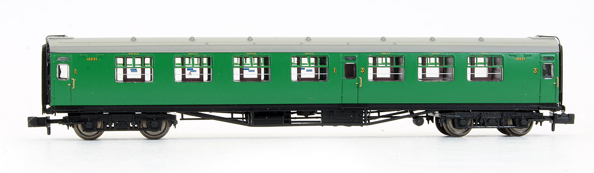 Pre-Owned Bulleid Composite Corridor Coach BR (SR) Malachite Green