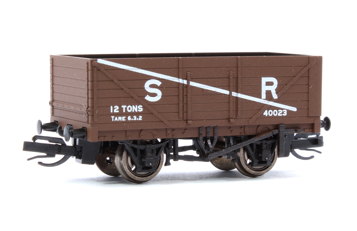 TT:120 Scale SR Brown 7-Plank Open Wagon No.40023