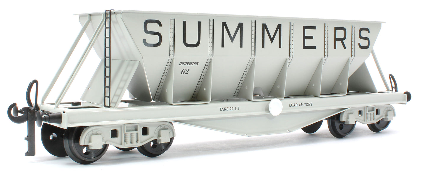 G/7-HW2 Bogie Hopper Wagon "Summers" Grey No.62