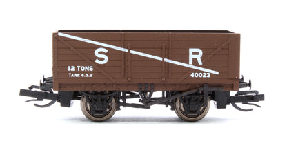 TT:120 Scale SR Brown 7-Plank Open Wagon No.40023