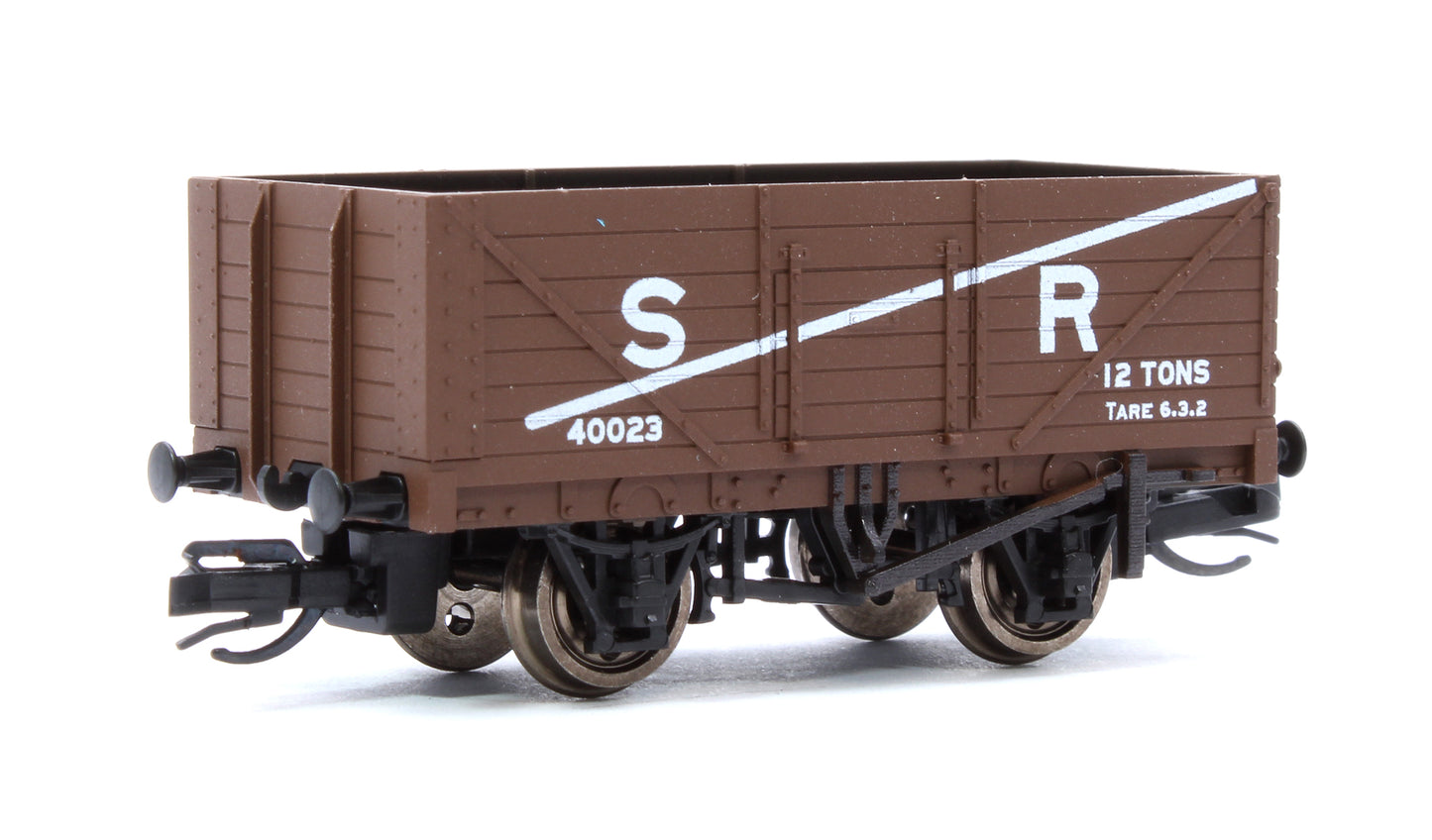 TT:120 Scale SR Brown 7-Plank Open Wagon No.40023