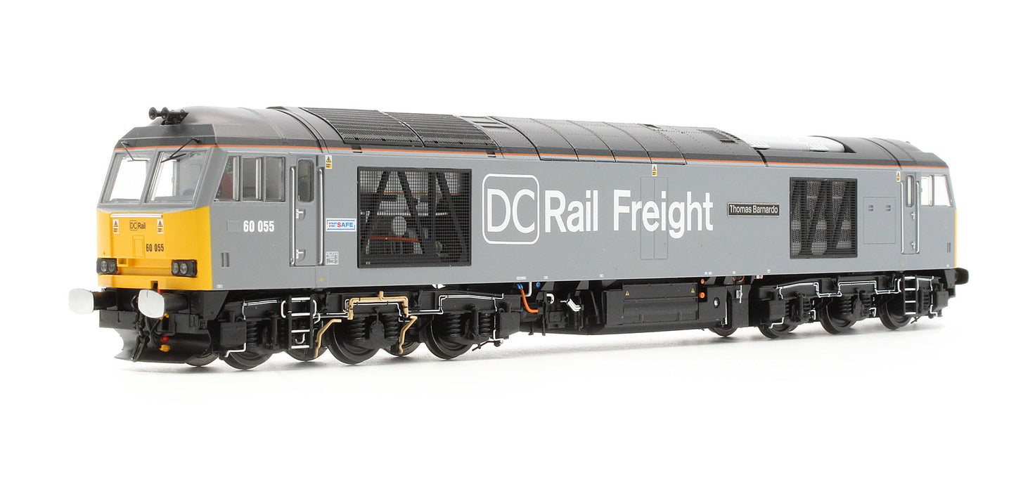Pre-Owned ACC2910-DCC-EXL Class 60 60055 'Thomas Barnardo' DC Railfreight Diesel Locomotive - Exclusive Edition - DCC Sound