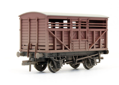 Pre-Owned Set Of 3 - 12 Ton Cattle Wagons BR Bauxite - Weathered - Limited Edition